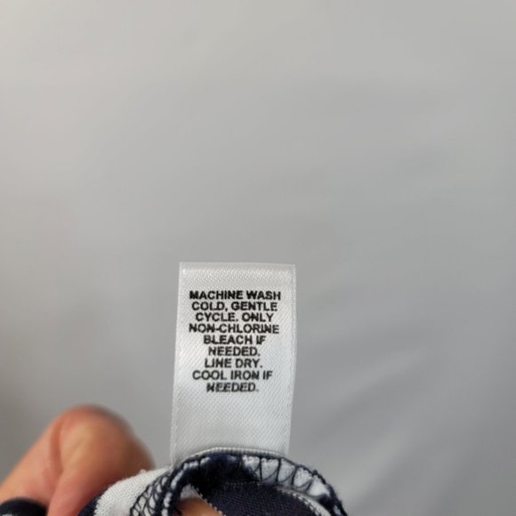 4/$25 Cato Navy Blue Striped Straight Maxi Skirt Size Small - Picture 15 of 16